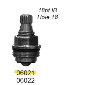 JERICH, 06021LF, INDIANA BRASS STEM, HOT