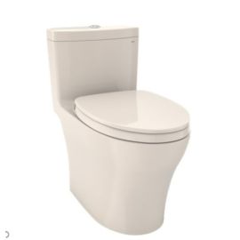 TOTO, MS646124CEMFGN#12, AQUIA IV ONE-PIECE TOILET - 1.28 GPF & 0.9 GPF, ELONGATED BOWL - WASHLET+ CONNECTION, SEDONA BEIGE