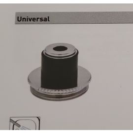 NEOPERL, 1537805, UNIVERSAL ADAPTER WITH 2 ADDITIONAL RUBBER SLEEVES WITH BOOTM THREADS M 55/64"-27, CHROME
