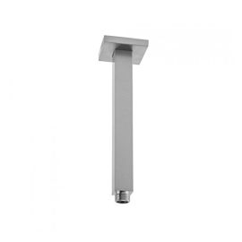 JACLO, 8079-SN, 12" SQUARE ESCUTCHEON DROP CEILING SHOWER-ARM. SATIN NICKEL
