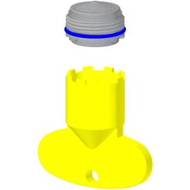 CHICAGO FAUCETS, 243.145.AB.1, 0.5 GPM PRESSURE COMPENSATING ECONO-FLO NON-AERATING SPRAY OUTLET