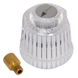 AMERICAN STANDARD, 050074-0070A, BATH SHOWER CLEAR ACRYLIC KNOB HANDLE