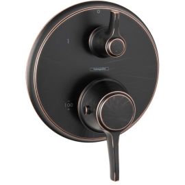 HANSGROHE, 15752921, ECOSTAT CLASSIC THERMOSTAT FOR CONCEALED INSTALLATION WITH VOLUME CONTROL, RUBBED BRONZE- DISCONTINUED 