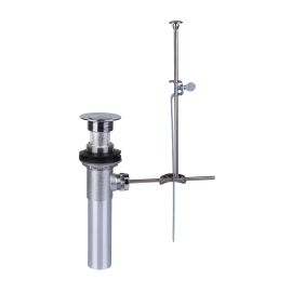 CSB, 396CP, 1 1/4" COMPLETE LAVATORY POP-UP ASSEMBLY, CHROME PLATED