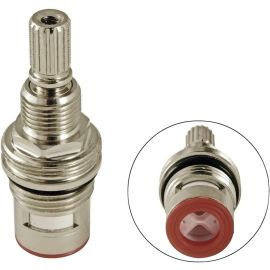 KINGSOT BRAS, KSRPL941HC, CERAMIC CARTRIDGE 3/8" X 16PT, POLISHED CHROME, HOT