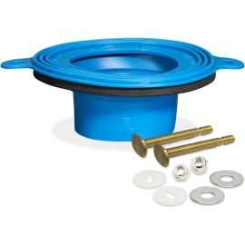 FLUIDMASTER, PR07530NP24, BETTER THAN WAX-FREE TOILET SEAL WITH NUTS AND WASHERS