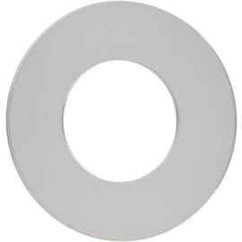 JONES STEPHENS, CU-050, 3" OD X 1 3/4" ID UNIVERSAL MIRROR ACRYLIC TUB SPOUT COVER PLATE