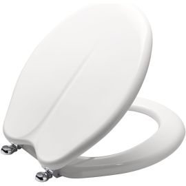 KOHLER, 85332-CP-0, ROCHELLE TOILET SEAT, WHITE