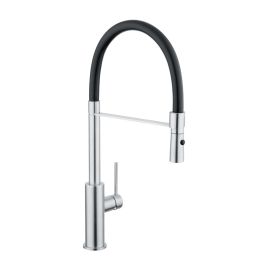CONCINNITY, 522020-NST, MICHELANGELO CONTEMPORARY PULL-OUT KITCHEN FAUCET, NATURAL STAINLESS