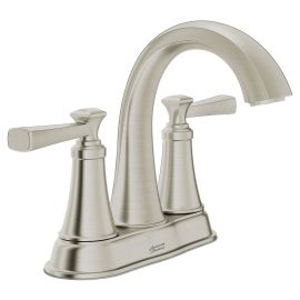 AMERICAN STANDARD, 7617207.295, GLENMERE 4" 1.2 GPM CENTERSET 2-HANDLE BATHROOM FAUCET WITH LEVER HANDLES, BRUSHED NICKEL