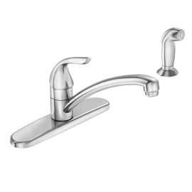 MOEN, 87202, ADLER ONE-HANDLE KTCHEN FAUCET WITH SIDE SIDESPRAY, CHROME