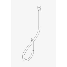WATERWORKS, 103548-PN, 59" LENGTH HANDSHOWER HOSE 1/2" FEMALE x 1/2" FEMALE CONICAL END, POLISHED NICKEL 