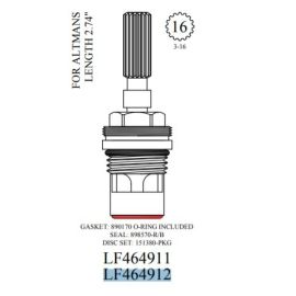 Walter, LF464912, Altman"s (OLC4IW) .5" Lavatory Cold Ceramic Cartridge | NorthShoreFaucets.com