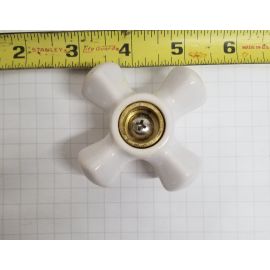 American Standard 066552-0990A AMERICAN STANDARD Cadet/Prestige Porcelain Polished Brass Small Cross- Handle | NorthShoreFaucets.com