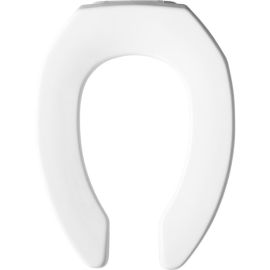 BEMIS, 2155SSCT000, CHURCH PLASTIC ELONGATED SEAT, WHITE