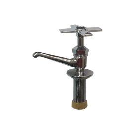 CSB, BF24LLCP, SINGLE HANDLE BASIN FAUCET HOT/COLD LED FREE, CHROME PLATED