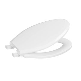 CENTOCO ELONGATED TOILET BOWL DELUXE RESIDENTIAL SAFETY-SLOW CLOSE WITH LIFT AND CLEAN SEAT, WHITE