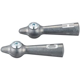 CENTRAL BRASS, G-520-W, LAUNDRY FAUCET HANDLES, COLD/HOT WITH SCREWS