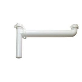 CSB, 52650, 1 1/2"x 16" GENERIC END OUTLET WASTE DIRECT CONNECT STYLE WITH BAFFLE TEE, WHITE