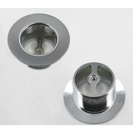 WATCO, 11495CP, 500-TS/550-TS SERIES ZINC STRAINER BODY (ONLY) 1.865" x 11.5, CHROME -ECONOMY PACKAGING