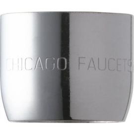 CHICAGO FAUCETS, E35JKABCP, 1.5 GPM SOFTFLO 13/16"-24 UNS-2B FEMALE THREAD AEARATOR
