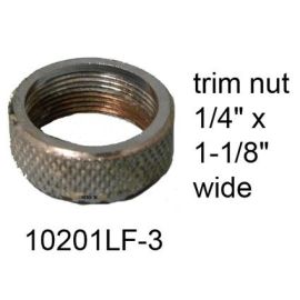 JERICH, 10201LF-3, KROWNE CARTRIDGE NUT 1/4" X 1 1/8" WIDE