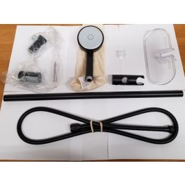 GROHE, 123345, TEMPESTA COSMOPOLITAN 100 HANDHELD SHOWER KIT, MATTE BLACK