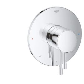GROHE, 19494001, 5.3/2.9 GPM ESSENCE NEW DUAL FUNCTION PRESSURE BALANCE TRIM, STARLIGHT CHROME