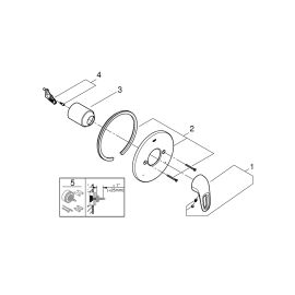 479930002 Escutcheon 478260003 Cap 072920004 Switch lever 462650005 Extension 47996000* * Optional AccessoryIf You Cannot Find These Items On-Line, Please Give Us A Call at 847-470-0306 And We Will Be More Than Happy To Assist you.