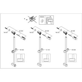 GROHE, 27524000, 36″ SHOWER BAR, CHROME