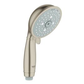 GROHE, 27608EN0, 2.5 GPM TEMPESTA RUSTIC 100 IV 4-SPRAYS HANDSHOWER, BRUSHED NICKEL