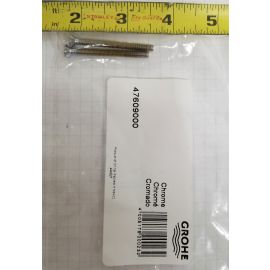 Grohe 47609000 Grohe Chrome Pressure Balance Valve Escutcheon Screw (Pair) | NorthShoreFaucets.com