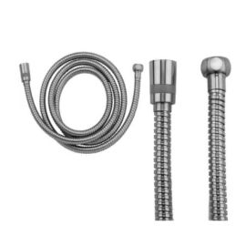 JACLO, DSW-3060-PCH, 60" DOUBLE SPIRAL BRASS HOSE WITH SWIVEL, POLISHED CHROME