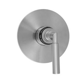 JACLO, T559-TRIM-PCH, ROUND PLATE WITH CONTEMPO SLIM LEVER HANDLE FOR THEMOSTAIC VALVES J-TH34 & J-TH12, CHROME