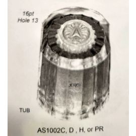 jERICH, AS1002PR, AMERICAN STANDARD TUB AND SHOWER PAIR OF ACRYLIC HANDLES, CHROME