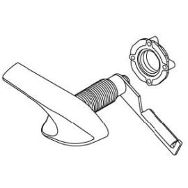 KOHLER, 1045277-CP, RIGHT HAND TRIP LEVER KIT, CHROME