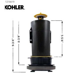 KOHLER, 1216619, SANTA ROSA CANISTER FLUSH VALVE ASSEMBLY