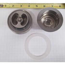 KOHLER STEAM HEAD KIT, VIBRANT BRUSHED NICKEL