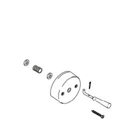 Kohler 20617-CP KOHLER WASTE & OVERFLOW HOOD ASSEMBLY JHOOK STYLE CHROME | NorthShoreFaucets.com