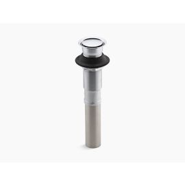 KOHLER, 7124-CP, BATHROOM POP-UP CLICKER DRAIN WITHOUT OVERFLOW, CHROME