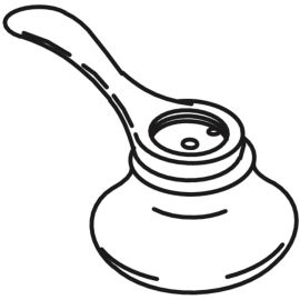 KOHLER, 78148-CP, HANDLE ASSEMBLY, POLISHED CHROME