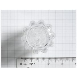 Kohler GP43146 FLAIR CLEAR ACRYLIC BATHROOM FAUCET HANDLE | NorthShoreFaucets.com