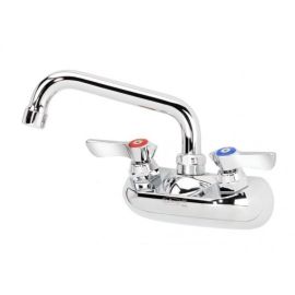 KROWNE 10-406L KROWNE ECONOMY 4 CENTER WALL MOUNT FAUCET SET WITH 6 SPOUT CHROME LEAD FREE | NorthShoreFaucets.com