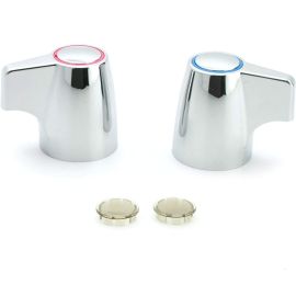 MOEN, 113973, MINI-BLADE HOT AND COLD HANDLE KIT, CHROME