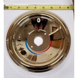 MOEN MOENTROL LEGEND TUB & SHOWER ESCUTCHEON PLATE, POLISHED BRASS - DISCONTINUED