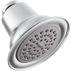 MOEN, 6303, 2.5 GPM ONE-FUNCTION 3-1/2" DIAMETER ECO-PERFORMANCE SHOWERHEAD, CHROME Showerhead