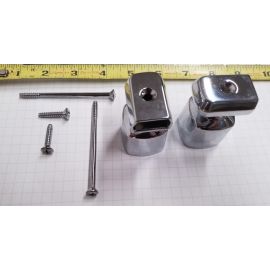 MOEN CHATEAU WING HANDLE HUB KIT (HOT AND COLD), CHROME - DISCONTINUED