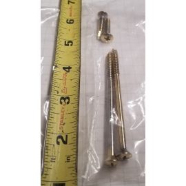 MOEN CHATEAU HANDLE SCREWS, POLISHED BRASS - DISCONTINUED