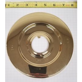 MOEN MOENTROL TUB AND SHOWER FAUCET ESCUTCHEON, POLISHED BRASS - DISCONTINUED