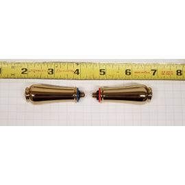 MOEN MONTICELLO SMALL HANDLE KNOB INSERT, CLASSIC GOLD - DISCONTINUED